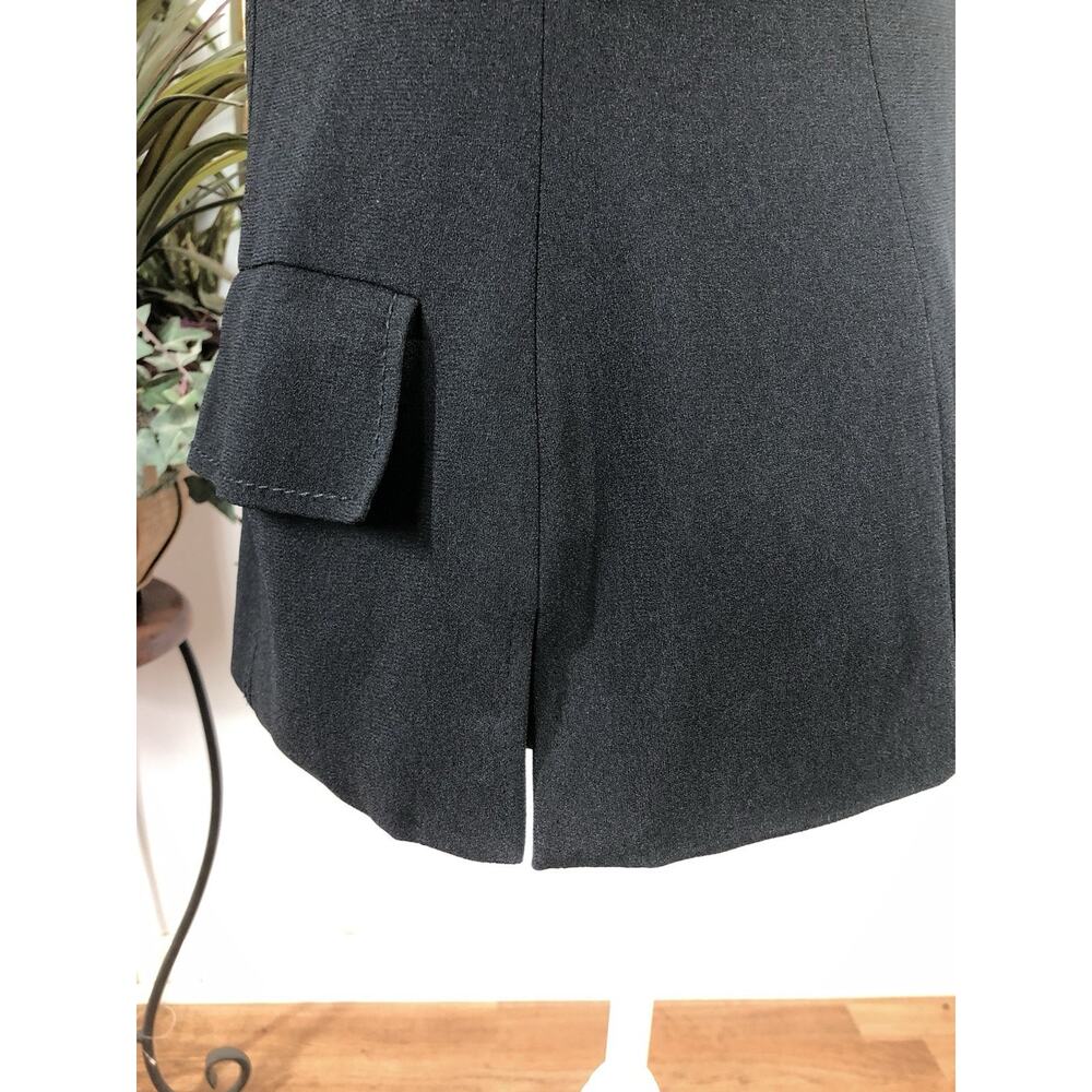 Preview Collection Women Jacket 8 Black 3 Buttons Whimsigoth Preppy Office Siren - Picture 4 of 11